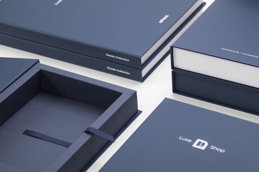 Blue eco-friendly packaging solution