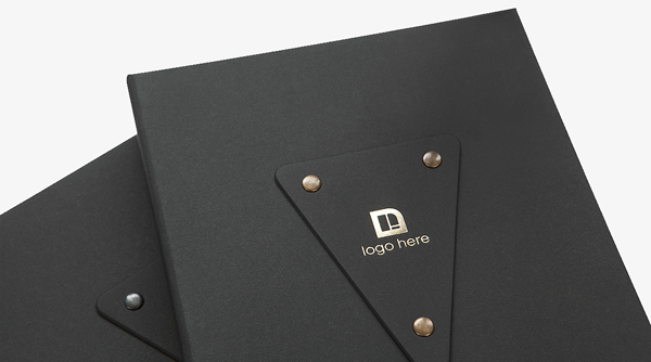 Exclusive Rigid Event Black Box in Colorplan Ebony Buckram