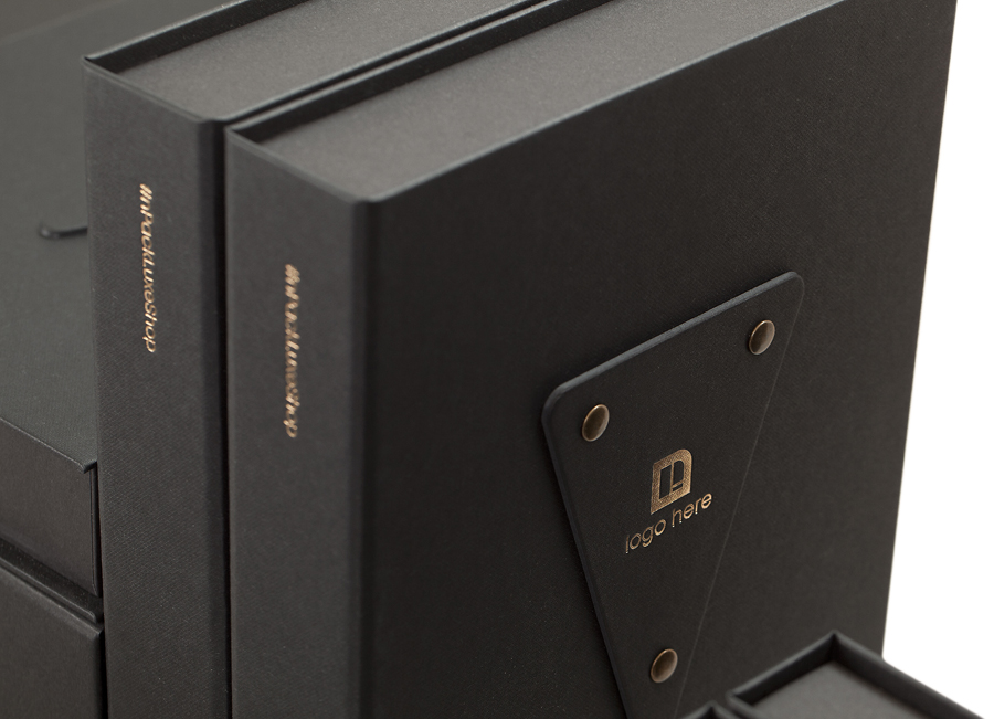 Exclusive Rigid Event Black Box in Colorplan Ebony