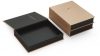 Handcrafted Rigid Gift Box with magnets in SH Recycling paper and Koehler Brilliant Black paper