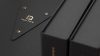 Colorplan Ebony leather gold logo black luxury box with magnets Colorplan Ebony leather gold logo black luxury box with magnets