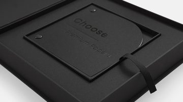 Black box with interior tray
