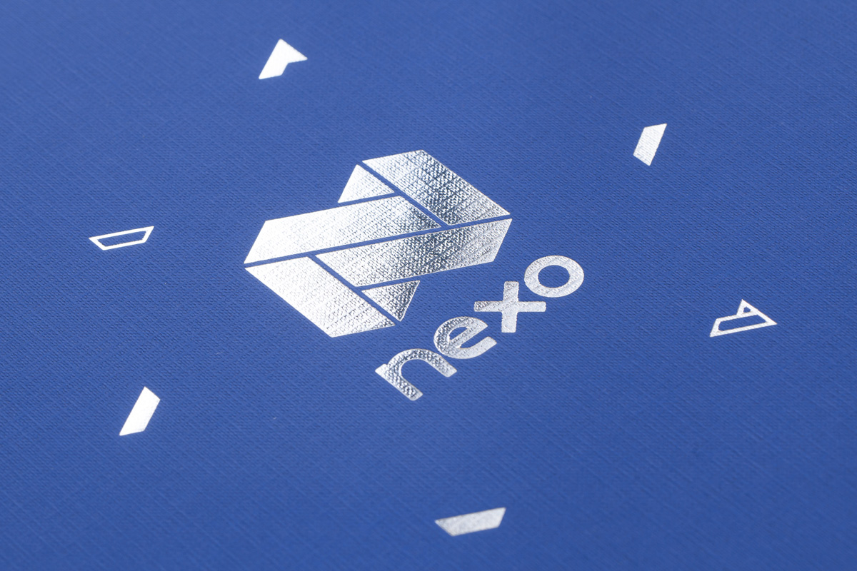 geltex azul mar paper on magnetic box for employer branding Nexo