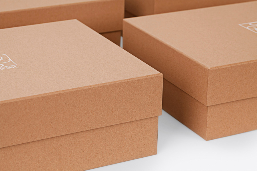Recyclable rigid boxes
