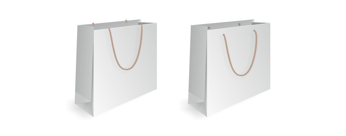 Rope Handle Luxury Paper Bag & Custom Design Options