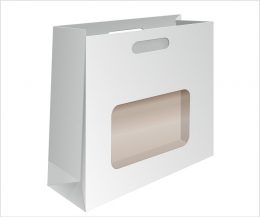 clear window - die-cut handles